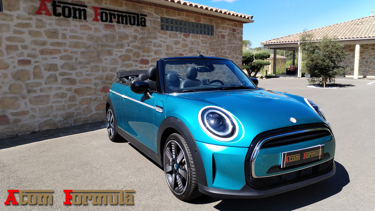 MINI COOPER Cabriolet 136cv Premium Plus BVA version SEASIDE Caribbean Aqua